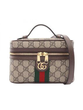 Gucci Shoulder Bag Ophidia Small Vanity Leather